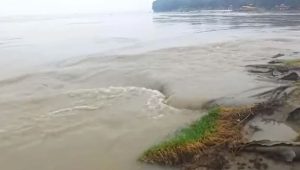 রাজশাহীতে পদ্মার পানি